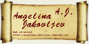 Angelina Jakovljev vizit kartica